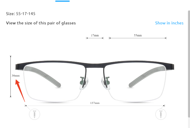 Men's semi-rimless Titanium eyeglasses | Firmoo.com