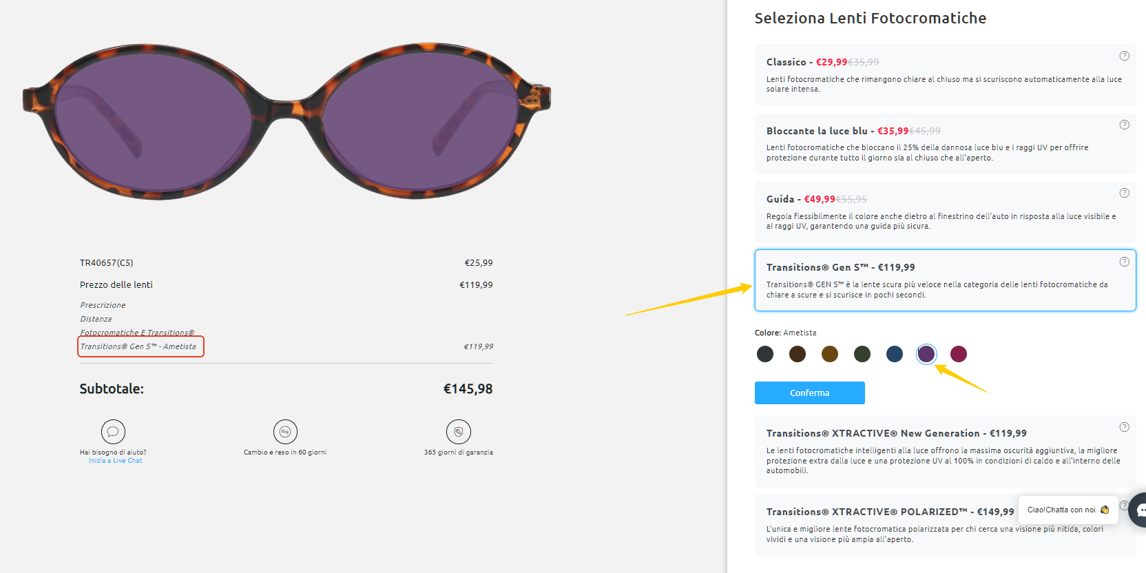 Occhiali da vista Unisex TR40657 Occhiali Ovali Tartarugati in