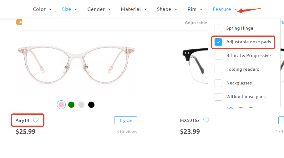 Women's full frame TR & Metal eyeglasses | Firmoo.com