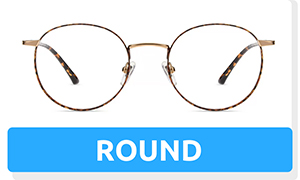 Round reading glasses