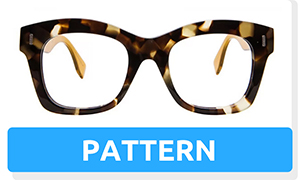 Pattern reading glasses