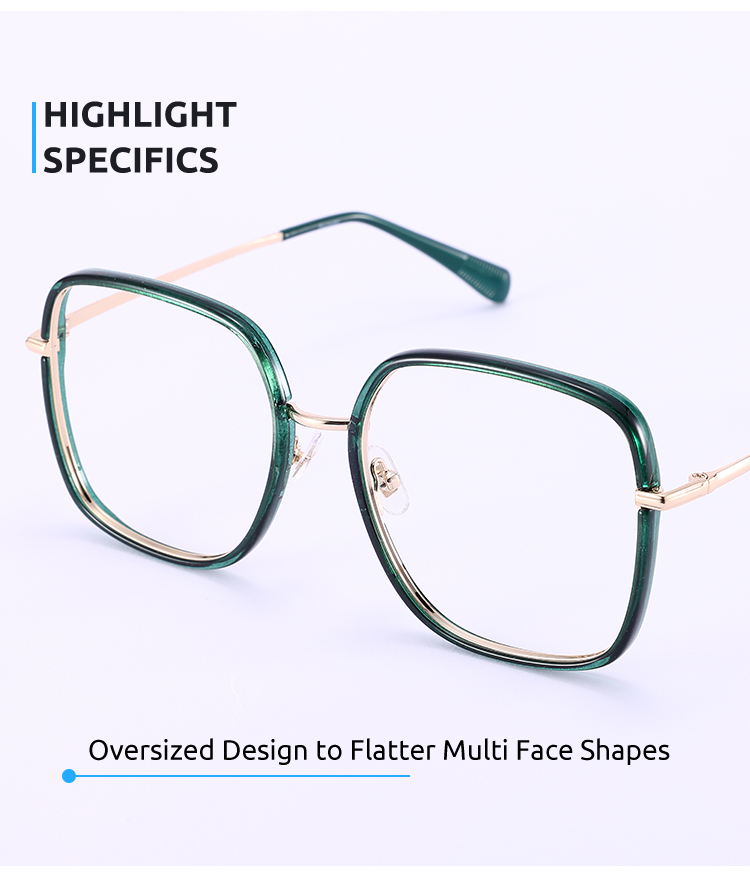 Women's full frame TR & Metal eyeglasses | Firmoo.com