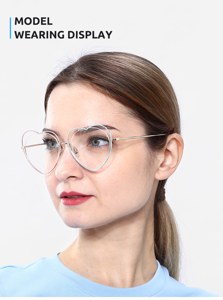 Women's semi-rimless Metal eyeglasses | Firmoo.com
