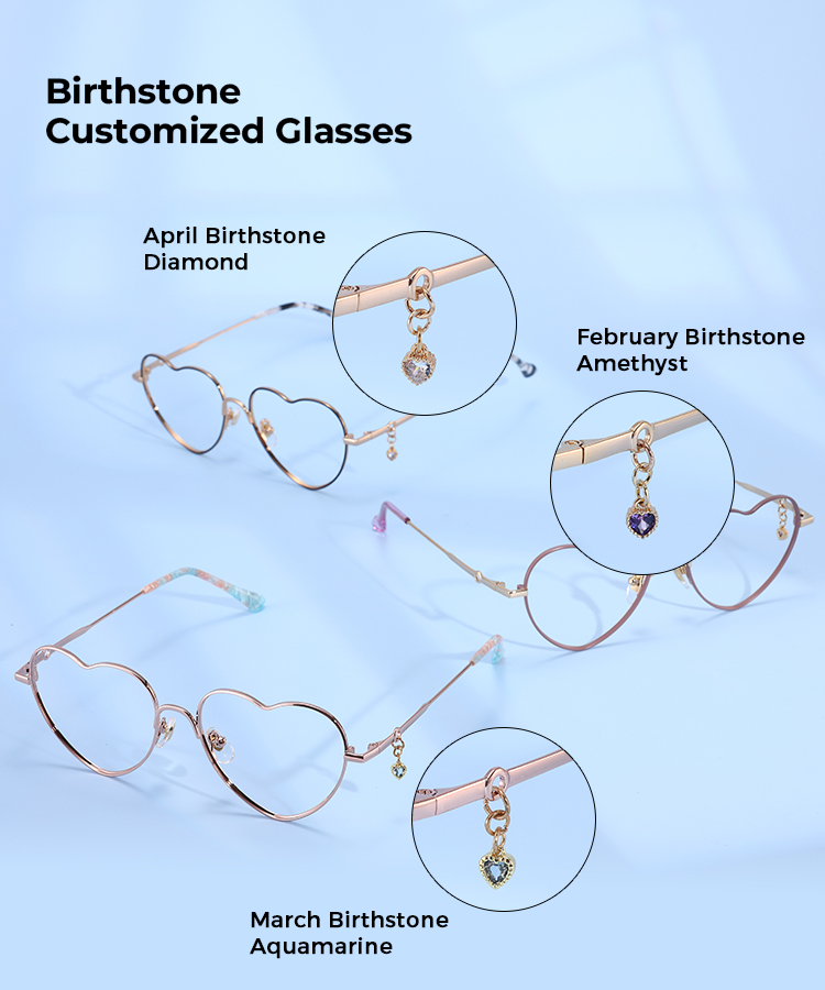 Women's full frame Metal eyeglasses | Firmoo.com