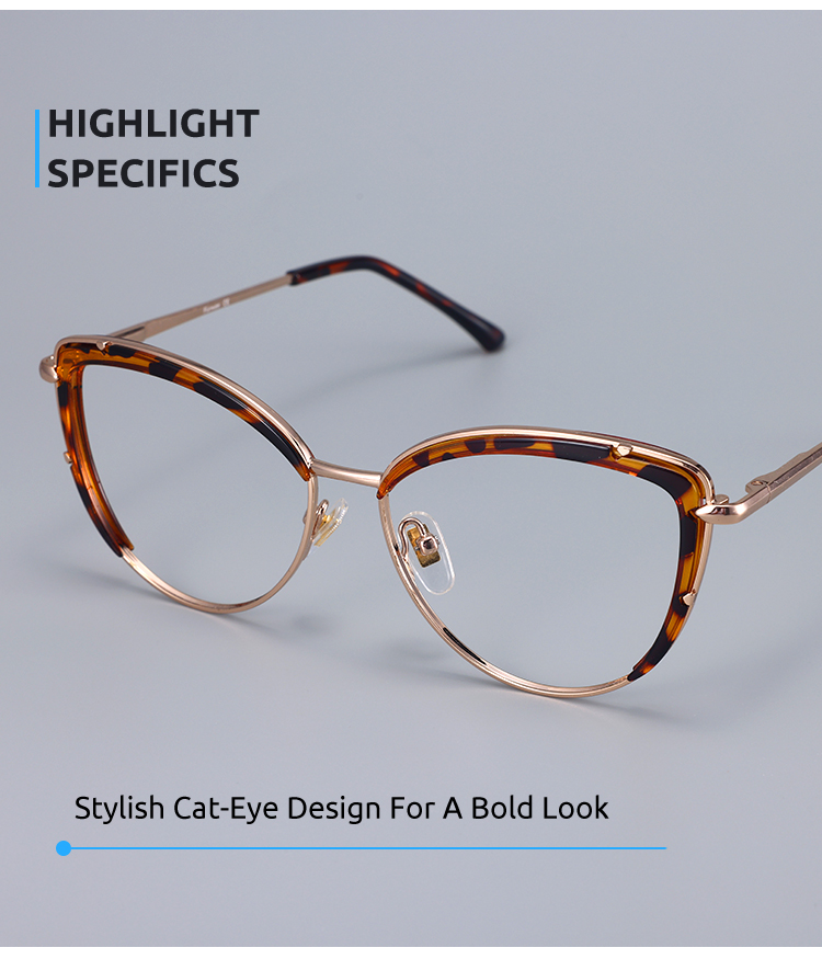 Women's full frame Metal&TR eyeglasses | Firmoo.com