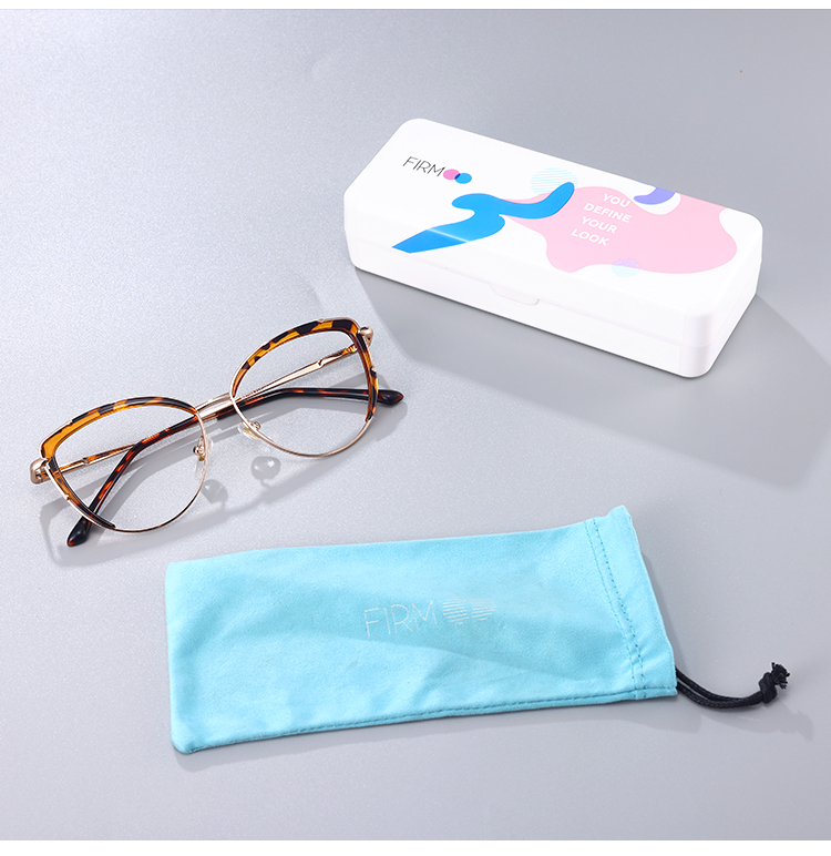 Women's full frame Metal&TR eyeglasses | Firmoo.com