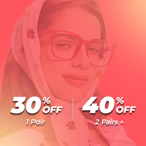 Up to 40% Off Glasses