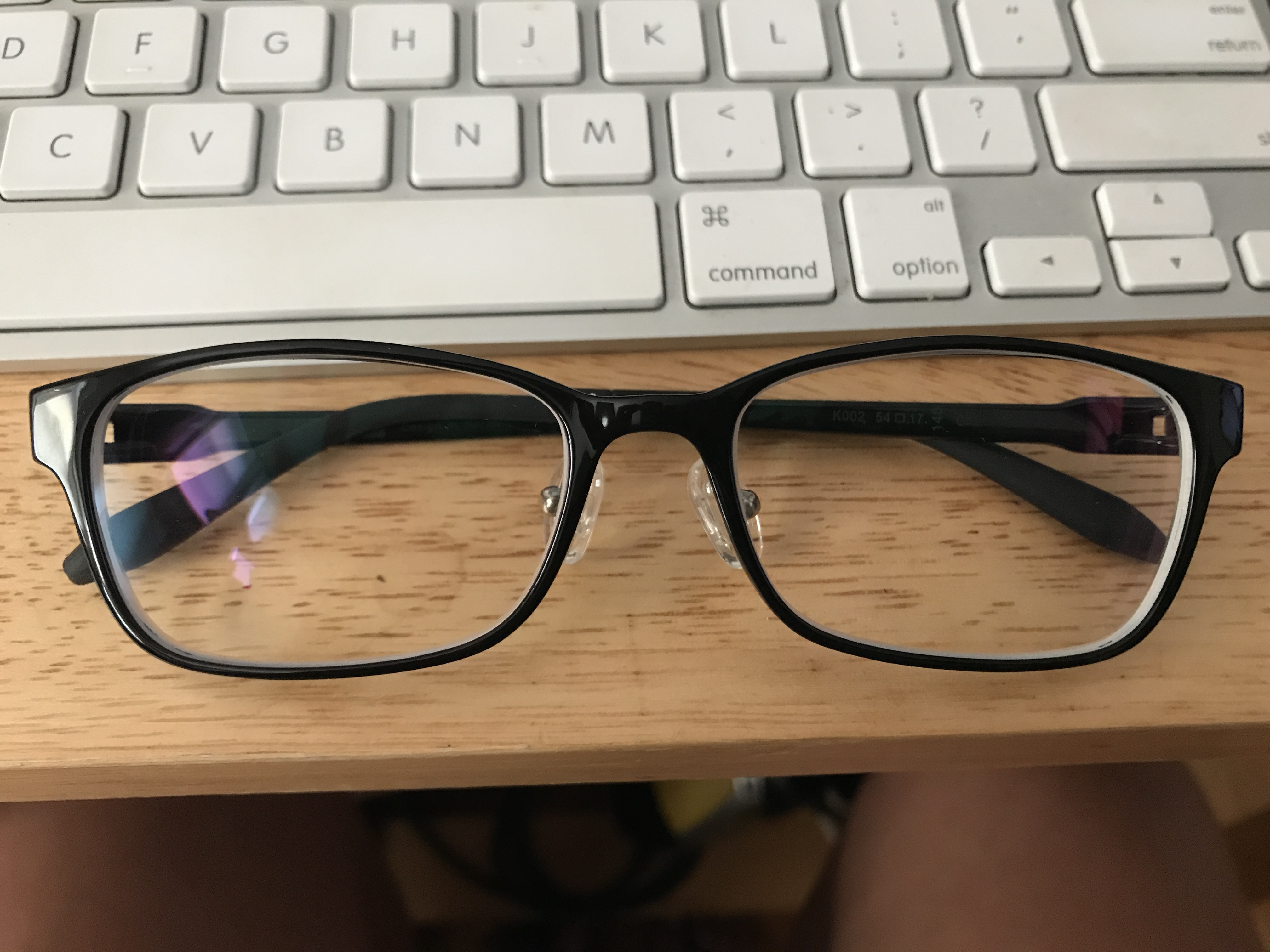 Unisex full frame memory plastic eyeglasses