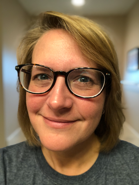 big glasses on small face