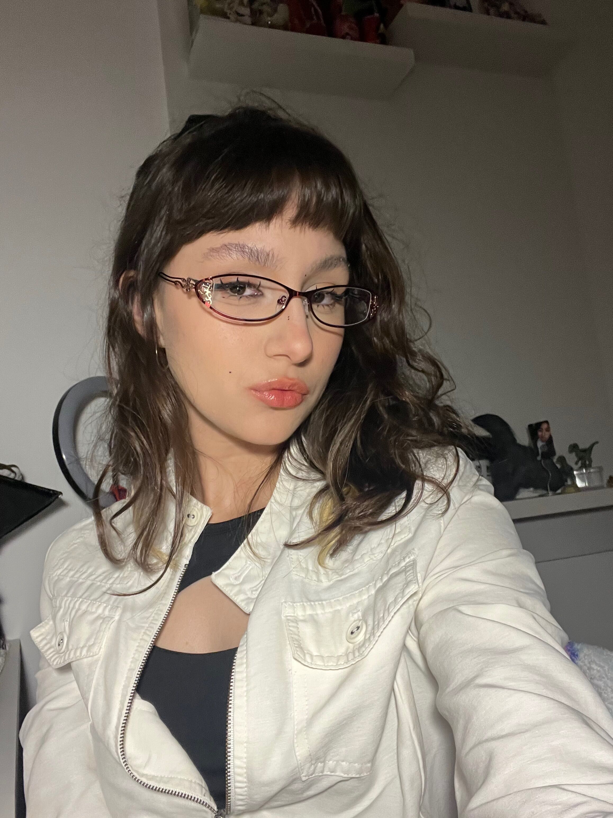 Women's semi-rimless Metal eyeglasses | Firmoo.com