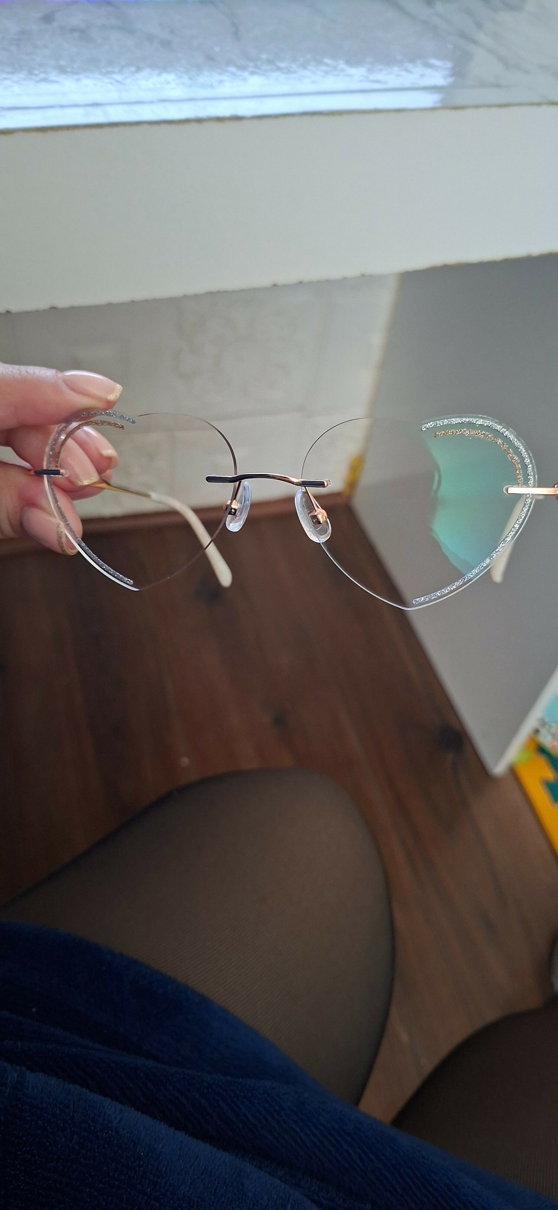 Women's rimless Metal eyeglasses | Firmoo.com