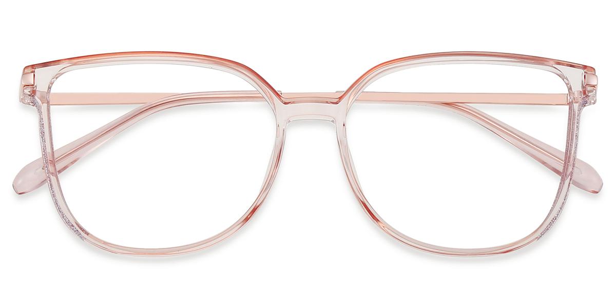 Deguise Toi Occhiali Rotondi Anni 70 – Montatura Bianca Con Lenti Rosa Per Adulti, Costume Carnevale O Festa Disco