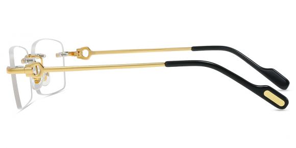 Unisex rimless Metal eyeglasses | Firmoo.com