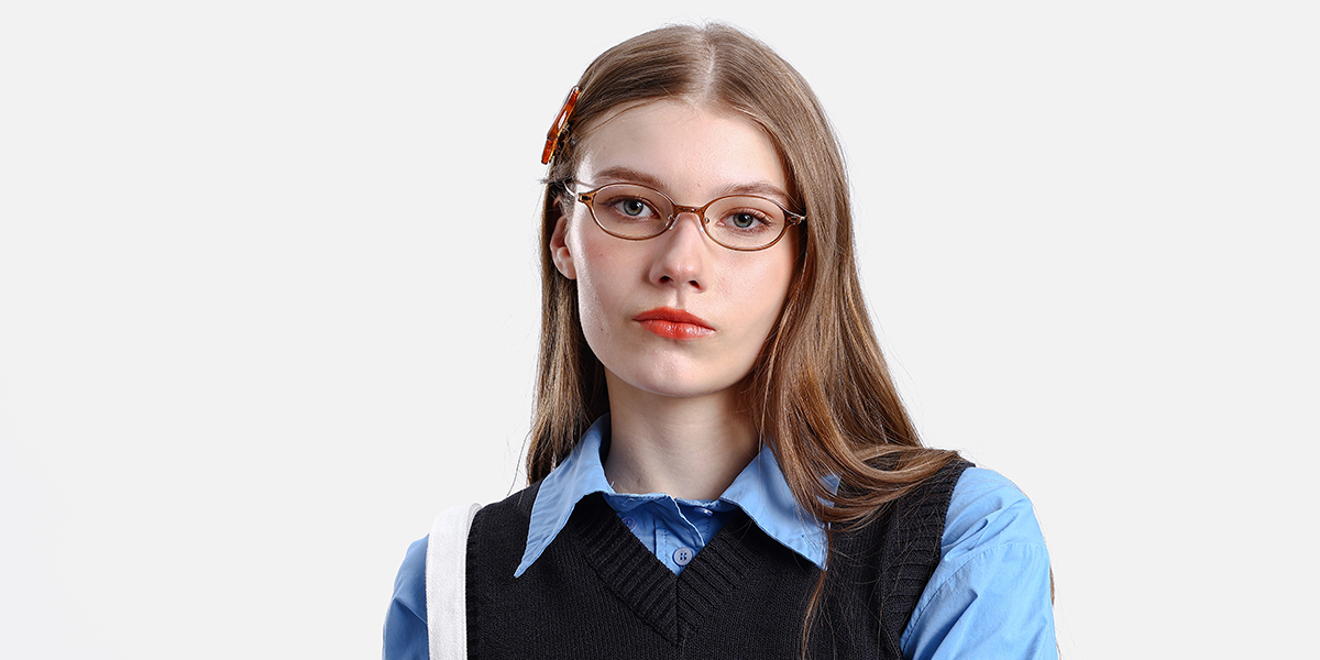 Women's full frame Metal & TR eyeglasses | Firmoo.com