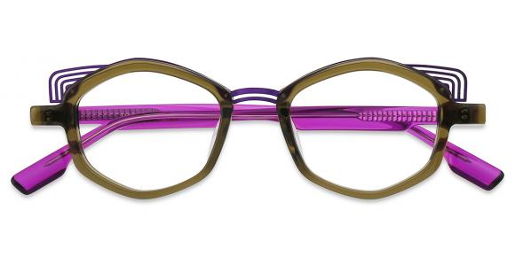 Women's full frame Metal & Acetate eyeglasses | Firmoo.com