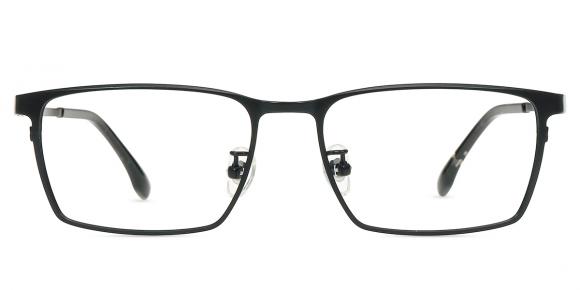 Unisex full frame Titanium eyeglasses | Firmoo.com