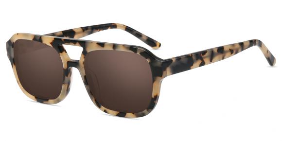 Lunettes de soleil Unisexe RT2034 | Motifs Acétate Moyen Aviateur ...