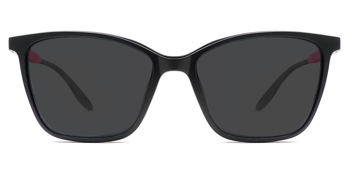 Women Glasses Medium TR48042 Black Matt Tr Cat Eye Frame Firmoo UK