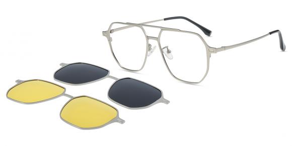 Men Glasses Large M68939 | Gunmetal Metal Aviator Frame | Firmoo UK