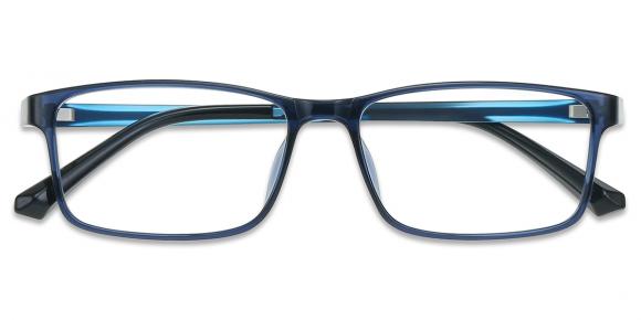 Men Glasses Small TR03235 Blue Tr Rectangle Frame Firmoo UK