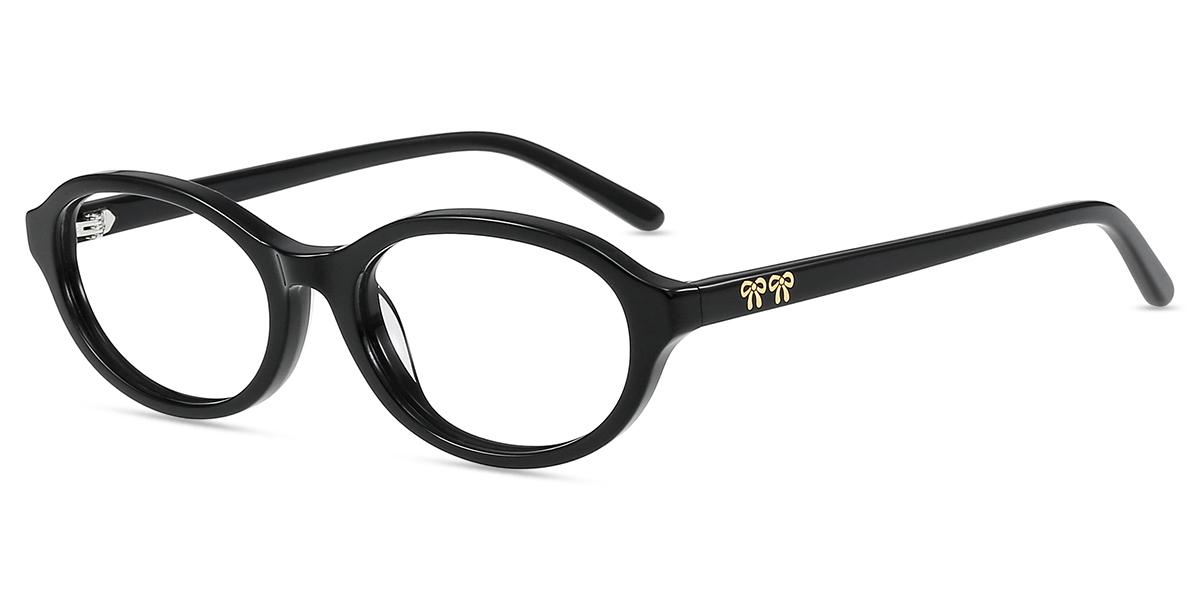 Monture De Lunettes Brillenmann Choc C332-116 - Noir Cuivre Ovale - Unisexe - Neuf Sans étiquettes