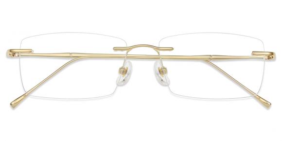 Men's rimless Metal eyeglasses | Firmoo.com