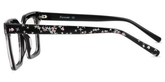 Unisex full frame Acetate eyeglasses | Firmoo.com