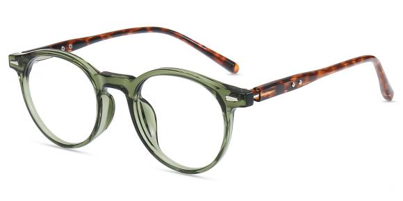 Gafas Graduadas Mujer TR22341 | Gafas Redondas Verdes,Claras Con Montura Tr | Firmoo ES