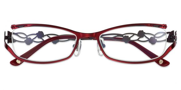 Unisex full frame Metal eyeglasses | Firmoo.com