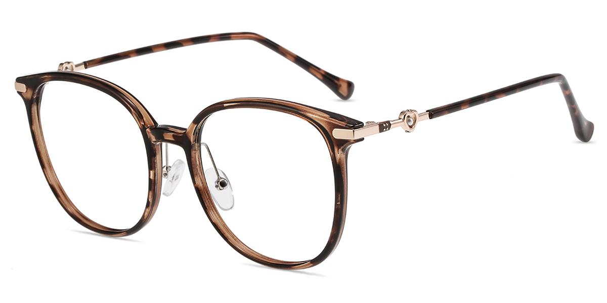 Women's full frame TR & Metal eyeglasses | Firmoo.com