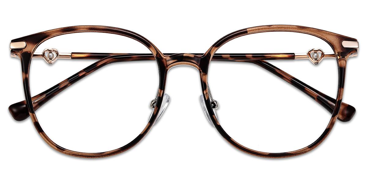 Women's full frame TR & Metal eyeglasses | Firmoo.com