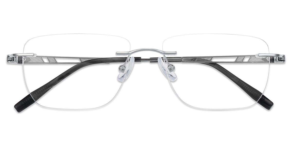 Men's rimless Metal eyeglasses | Firmoo.com