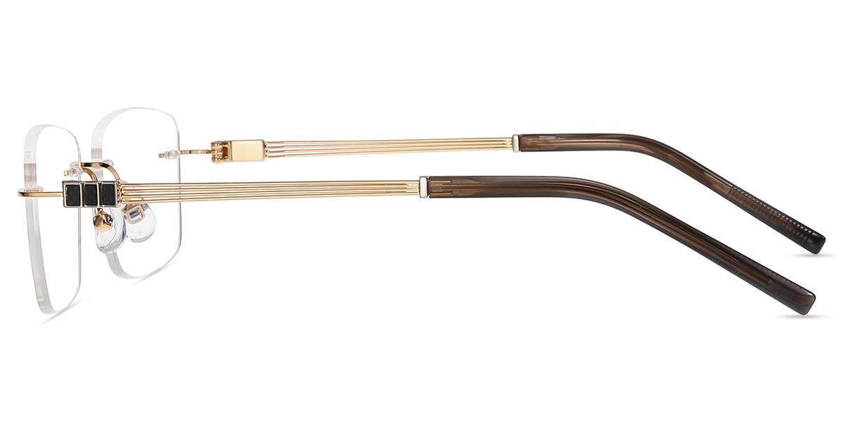 Men's rimless Metal eyeglasses | Firmoo.com