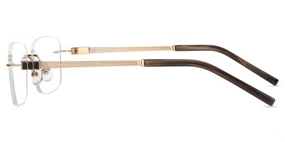 Men's rimless Metal eyeglasses | Firmoo.com