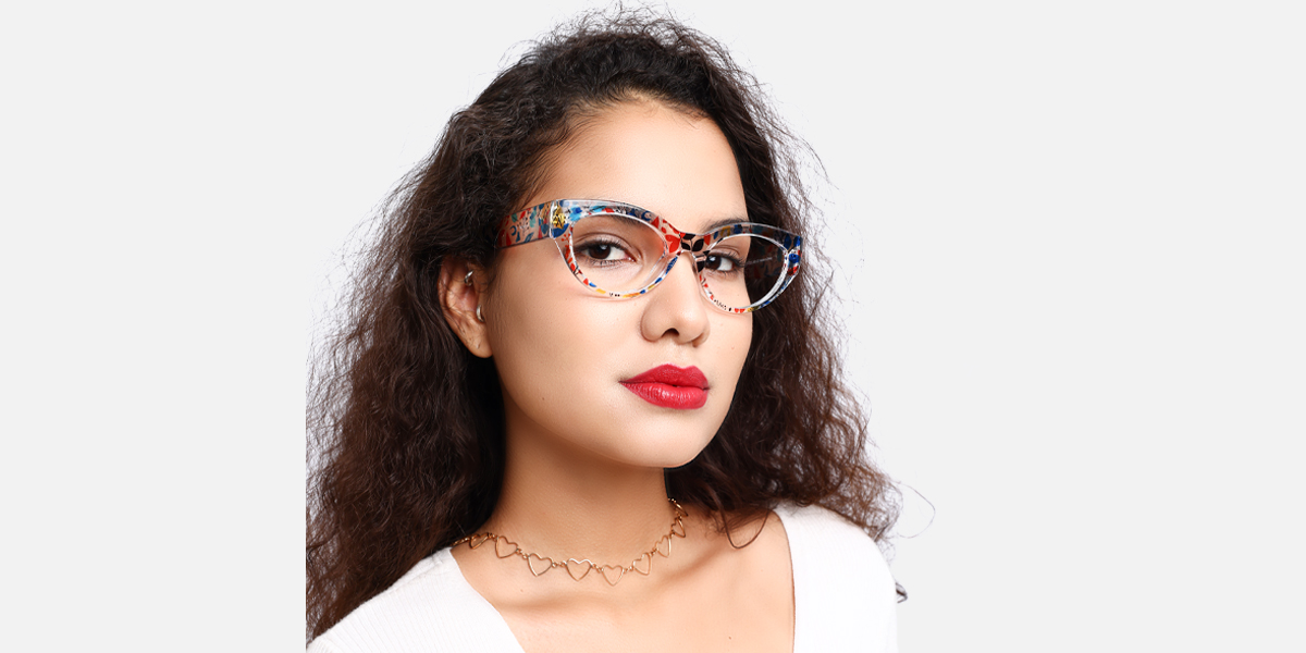 Women's full frame TR eyeglasses | Firmoo.com