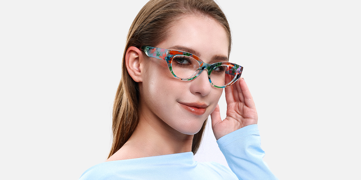 Women's full frame TR eyeglasses | Firmoo.com