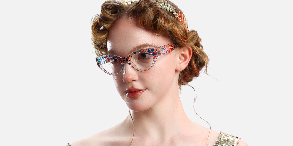 Women's full frame TR eyeglasses | Firmoo.com