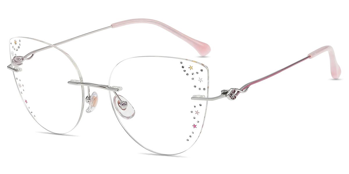 Women's rimless Titanium eyeglasses | Firmoo.com Women's rimless Titanium eyeglasses | Firmoo.com
