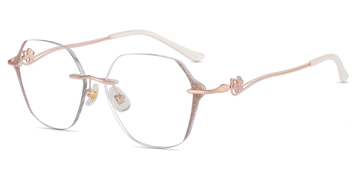 Women's rimless Metal eyeglasses | Firmoo.com Women's rimless Metal eyeglasses | Firmoo.com