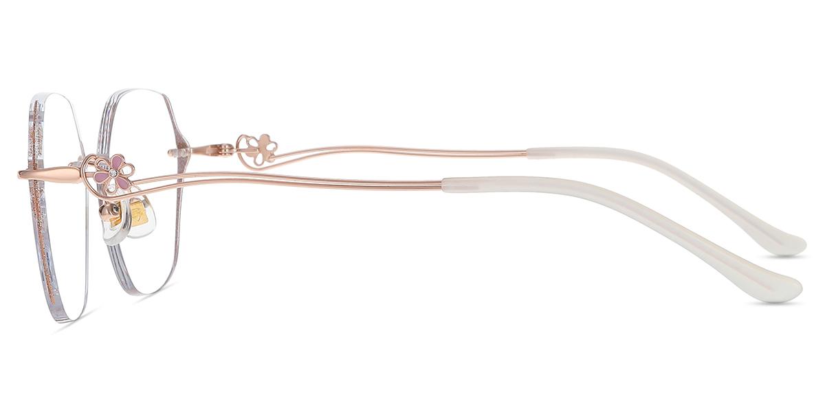 Women's rimless Metal eyeglasses | Firmoo.com