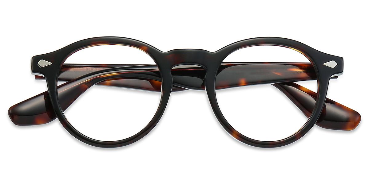 Unisex full frame Acetate eyeglasses | Firmoo.com