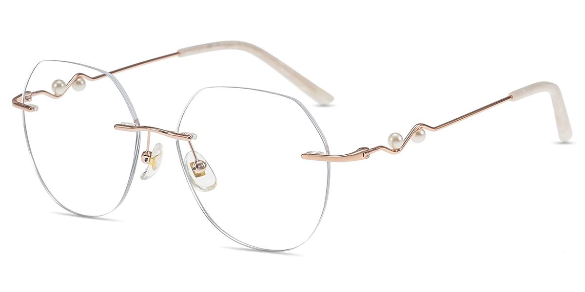 Women's rimless Metal eyeglasses | Firmoo.com