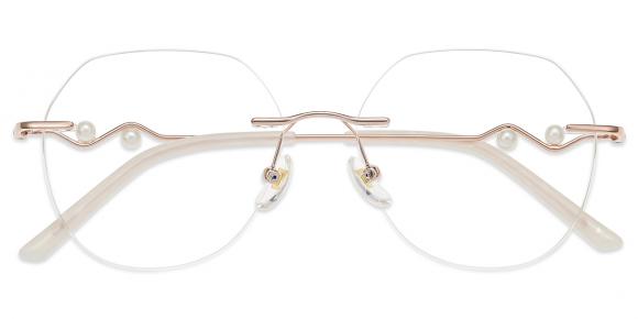 Women's rimless Metal eyeglasses | Firmoo.com