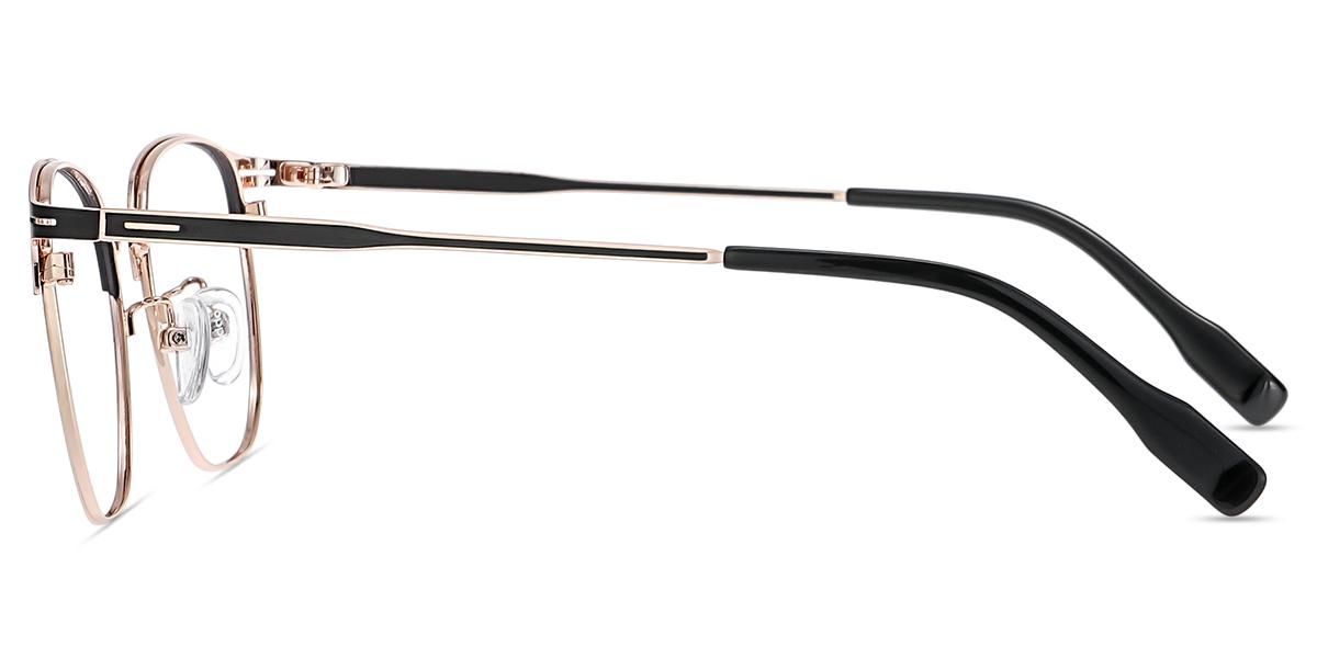 Unisex full frame Metal eyeglasses | Firmoo.com