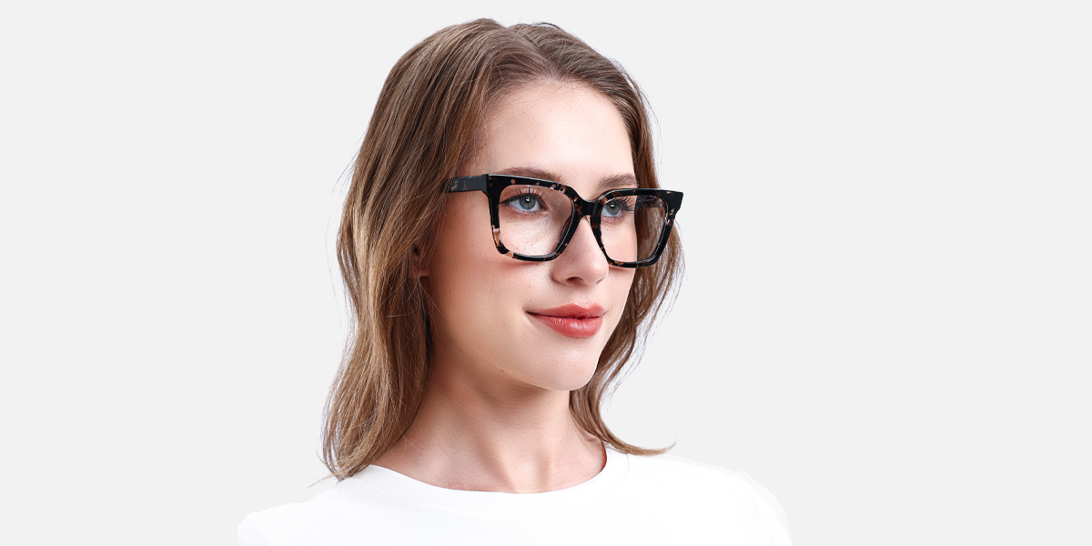 Women's full frame Acetate eyeglasses | Firmoo.com