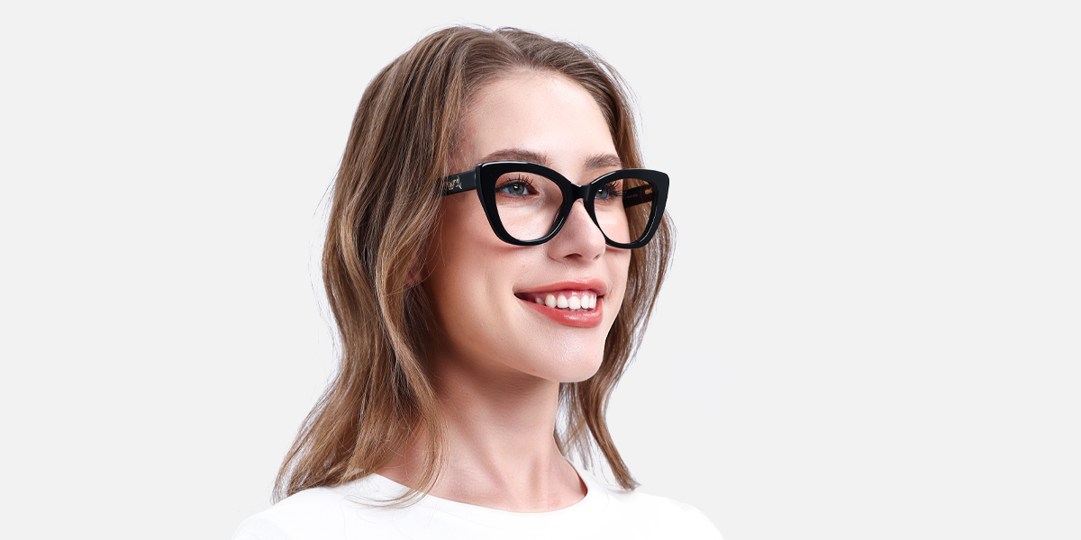 Women's full frame Acetate eyeglasses | Firmoo.com