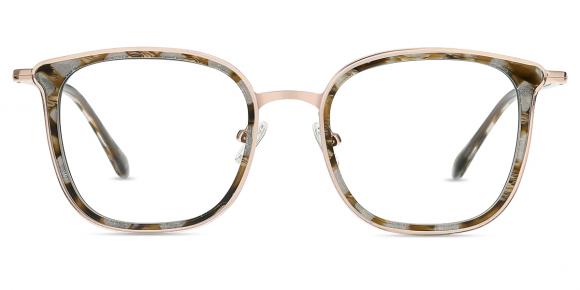 Women's full frame Acetate & Metal eyeglasses | Firmoo.com