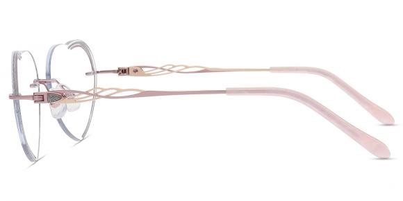 Women's rimless Metal eyeglasses | Firmoo.com