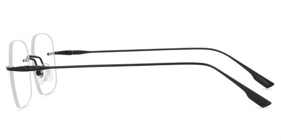 Unisex rimless Titanium eyeglasses | Firmoo.com