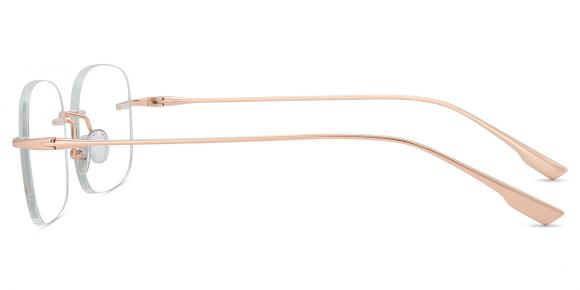 Unisex rimless Titanium eyeglasses | Firmoo.com